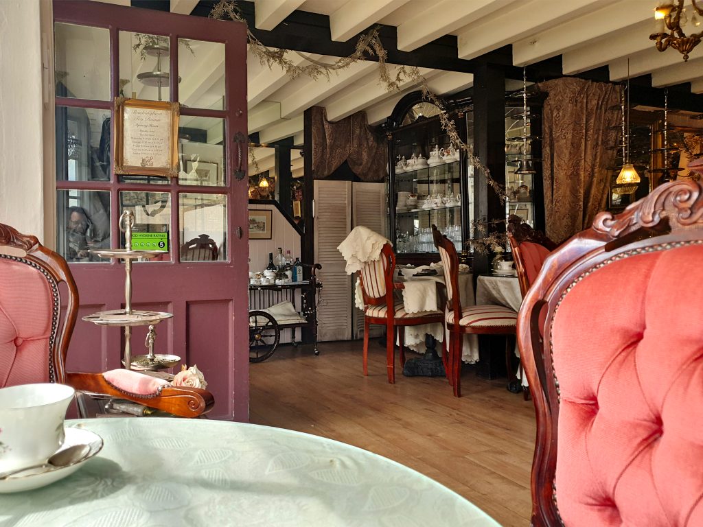 Interior of the Buckingham Tea Room